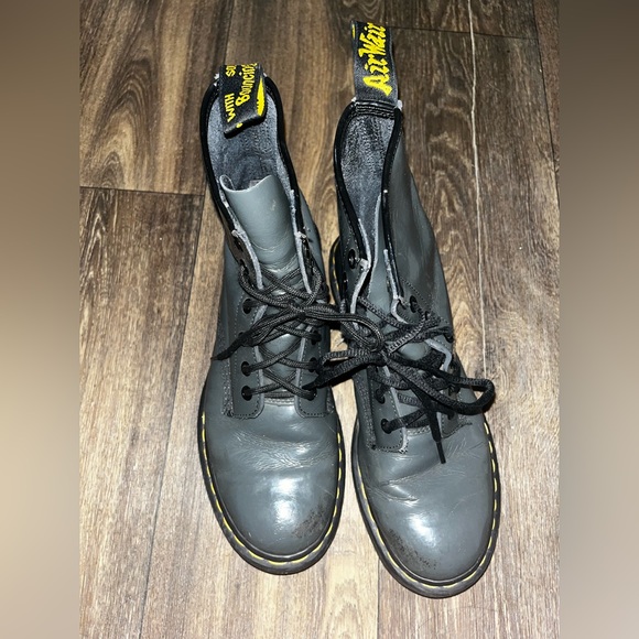 Dr. Marten grey patent leather. Size 9! GUC. - Picture 5 of 7